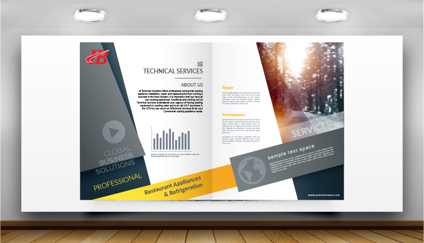 Brochure design printing graphic design